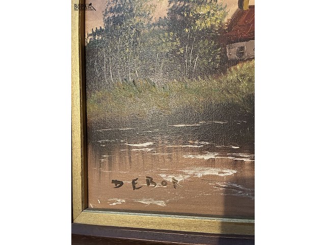 Lot 32 - schilderij de bok - afbeelding 2 van  2