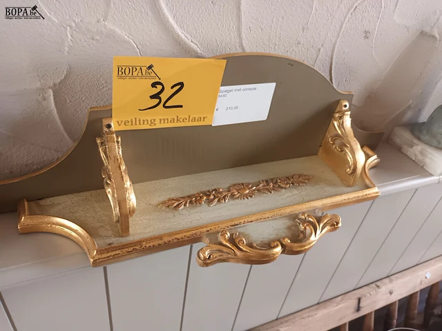 Lot 32 - spiegel met console - afbeelding 3 van  4