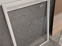 Lot 320 - standaard met spiegel en rolluik - afbeelding 2 van  2