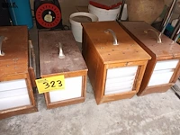 Lot 323 - vinkenbakken. 6 stuks - afbeelding 3 van  3