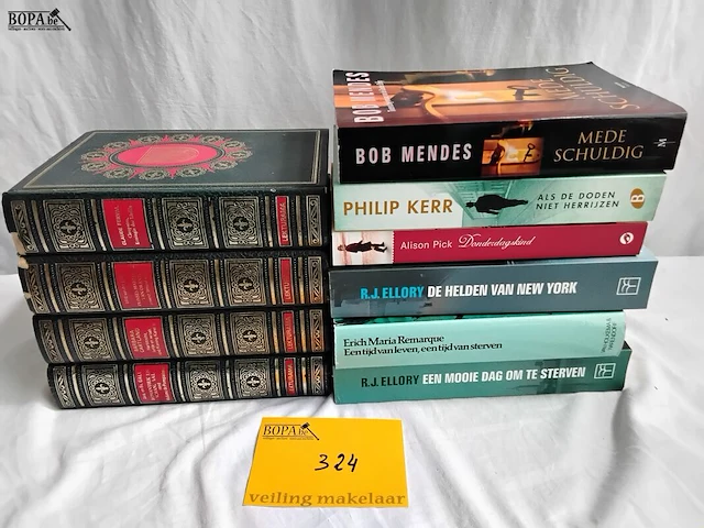 Lot 324 - lot boeken, romans, allerlei, 11 stuks - afbeelding 1 van  1