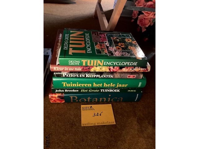 Lot 326 - botanica /tuin allerlei, 6 stuks - afbeelding 1 van  1