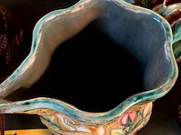 Lot 328 - kan met bloemen gemerkt - afbeelding 4 van  5