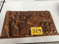 Lot 329 - houten paneel - afbeelding 1 van  4