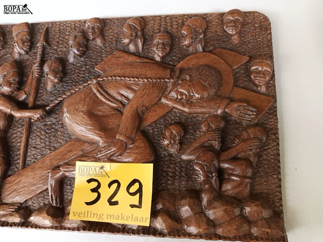 Lot 329 - houten paneel - afbeelding 3 van  4