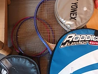 Lot 329 - tennis en badminton rackets. 8 stuks - afbeelding 3 van  3