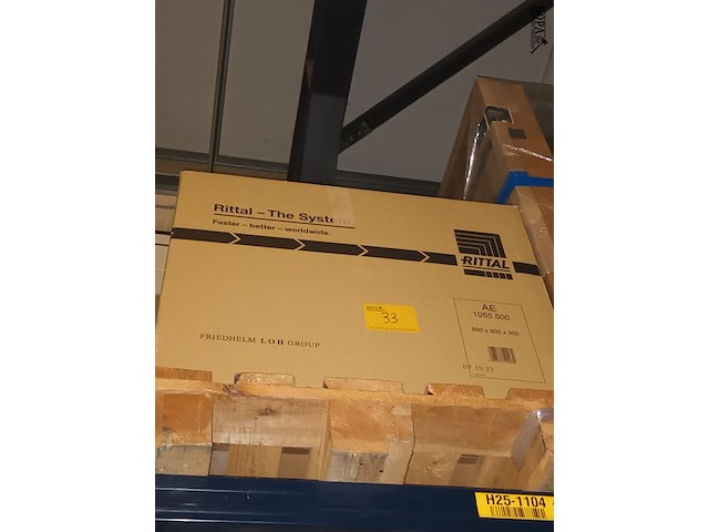 Lot 33 - behuizingskast rittal. 3 stuks - afbeelding 1 van  2