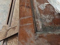 Lot 33 - eiken deuren met lijst. 7 stuks - afbeelding 3 van  5