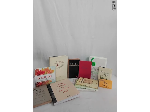 Lot 33 - lot boeken, gedichten, 11 stuks - afbeelding 1 van  1