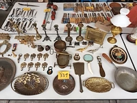 Lot 331 - decoratie in koper. 45 stuks - afbeelding 1 van  10