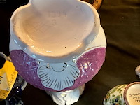 Lot 332 - ensemble van vaas(schade) en kleine vaasjes italiaans en bru - afbeelding 6 van  6