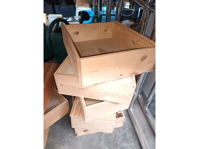 Lot 332 - houten kistjes. 12 stuks - afbeelding 4 van  4