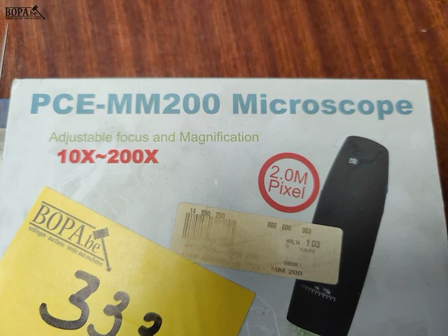 Lot 333 - microscoop en calibratietoestel - afbeelding 3 van  3