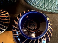 Lot 336 - variatie cachepots en dekselpotje/ceramics belgie en singer - afbeelding 4 van  4