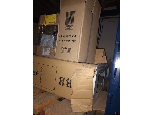 Lot 34 - behuizingkast rittal. 2 stuks - afbeelding 2 van  3