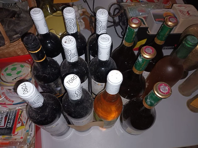 Lot 34 - flessen wijn. 14 stuks - afbeelding 2 van  6