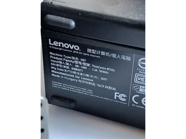 Lot 34 - lenovo thinkcentre computer - afbeelding 2 van  2
