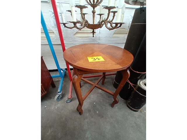 Lot 34 - rond bijzettafeltje - afbeelding 4 van  4