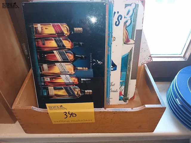 Lot 340 - metalen wanddecoratie. 18 stuks - afbeelding 2 van  4