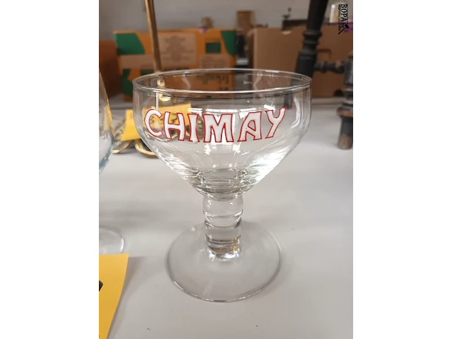 Lot 341 - bierglazen chimay. 3 stuks - afbeelding 4 van  4