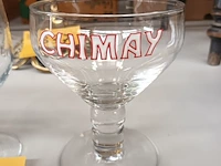 Lot 341 - bierglazen chimay. 3 stuks - afbeelding 4 van  4