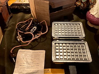 Lot 341 - vintage wafelijzertje s.i.r.e.m. - afbeelding 1 van  4
