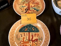 Lot 345 - wandborden catrie tony, 2 stuks - afbeelding 1 van  4