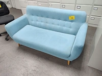 Lot 346 - lichtblauwe zetel - afbeelding 1 van  7