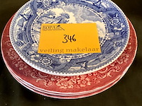 Lot 346 - sierborden boch/royal tudor ware, 5 stuks - afbeelding 1 van  5