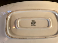 Lot 347 - jachttaferelen braadslede/ schaal, 2 stuks - afbeelding 2 van  2