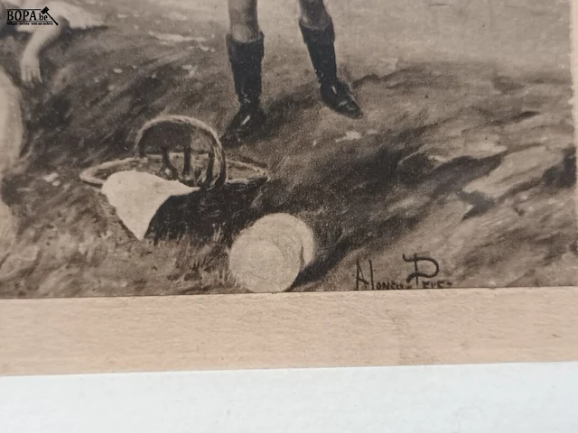 Lot 348 - kader picknick in het bos - afbeelding 3 van  4
