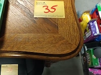 Lot 35 - houten eetkamertafel - afbeelding 5 van  5