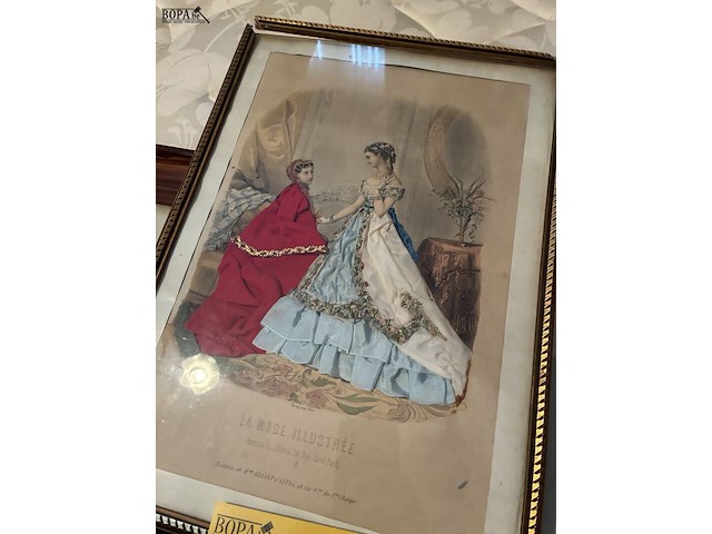 Lot 35 - kaders mode en religieus, 4 stuks - afbeelding 3 van  6