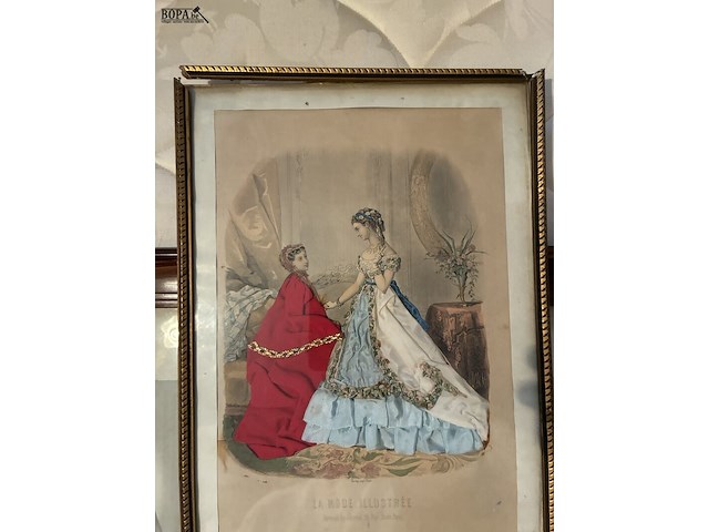 Lot 35 - kaders mode en religieus, 4 stuks - afbeelding 4 van  6