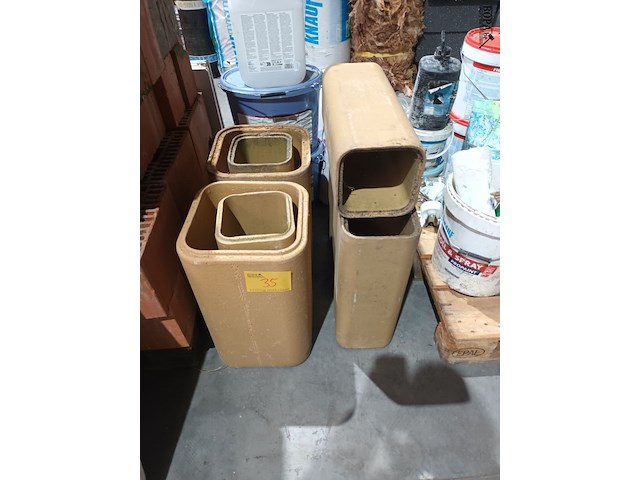 Lot 35 - schouwstukken. 8 stuks - afbeelding 1 van  5