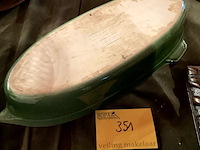 Lot 351 - ceramics braadslede ovaal - afbeelding 2 van  4