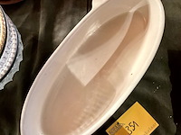 Lot 351 - ceramics braadslede ovaal - afbeelding 4 van  4