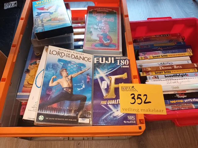 Lot 352 - film videocassettes en dvd’s - afbeelding 1 van  3