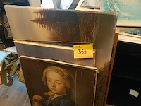 Lot 353 - schilderijen en tekeningen. 25 stuks - afbeelding 1 van  6