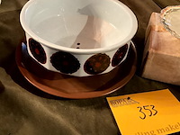 Lot 353 - tafelservies, 2 stuks - afbeelding 2 van  5