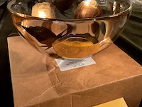 Lot 354 - kommetje kristal italiaans rozendecor ivv - afbeelding 2 van  4