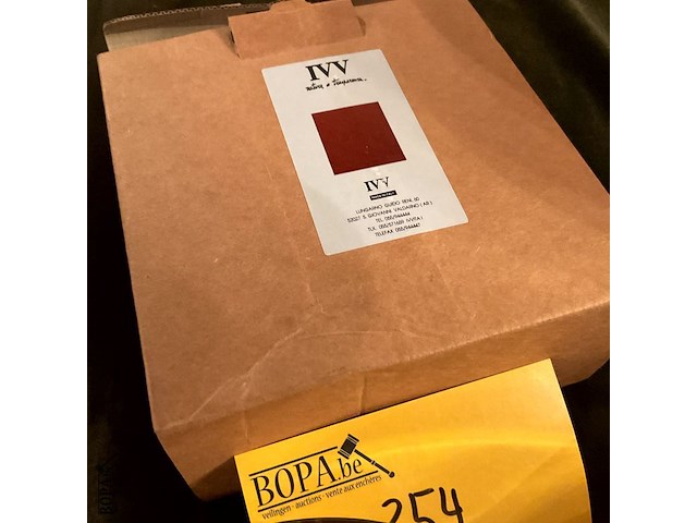 Lot 354 - kommetje kristal italiaans rozendecor ivv - afbeelding 4 van  4