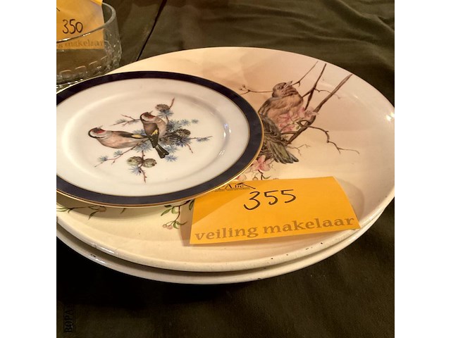 Lot 355 - wandborden natuurthema, 3 stuks - afbeelding 1 van  5