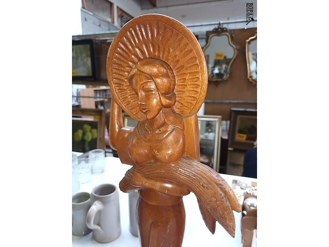 Lot 357 - houten beeld - afbeelding 3 van  4