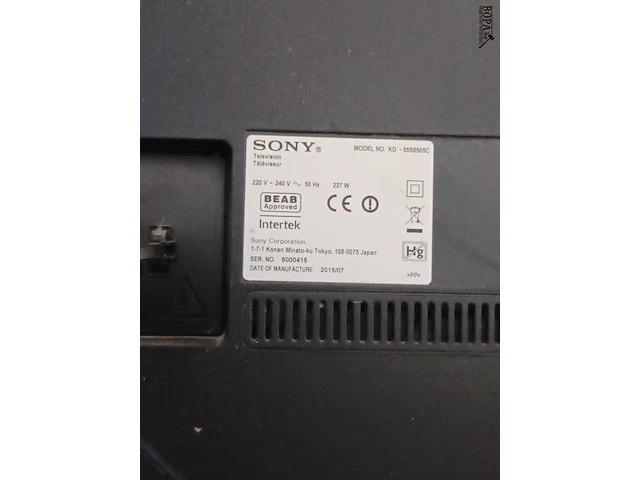 Lot 36 - curved 3d led tv sony - afbeelding 4 van  4