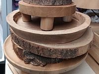 Lot 36 - houten decoratie. 10 stuks - afbeelding 4 van  4