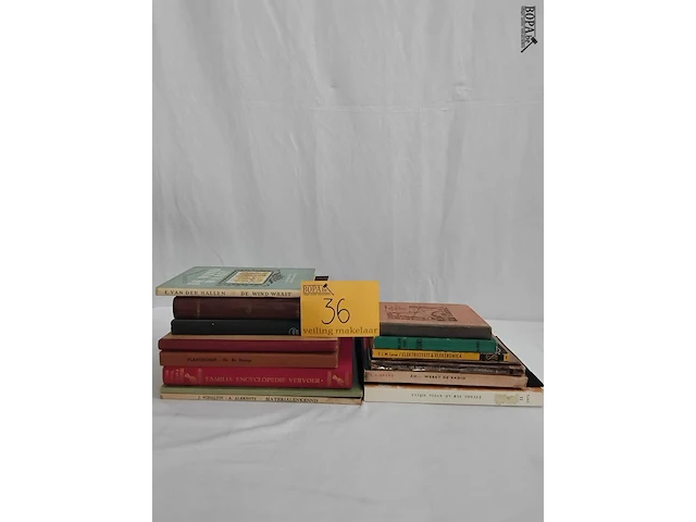 Lot 36 - lot oude studieboeken, 14-tal stuks - afbeelding 1 van  3