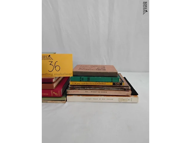 Lot 36 - lot oude studieboeken, 14-tal stuks - afbeelding 2 van  3
