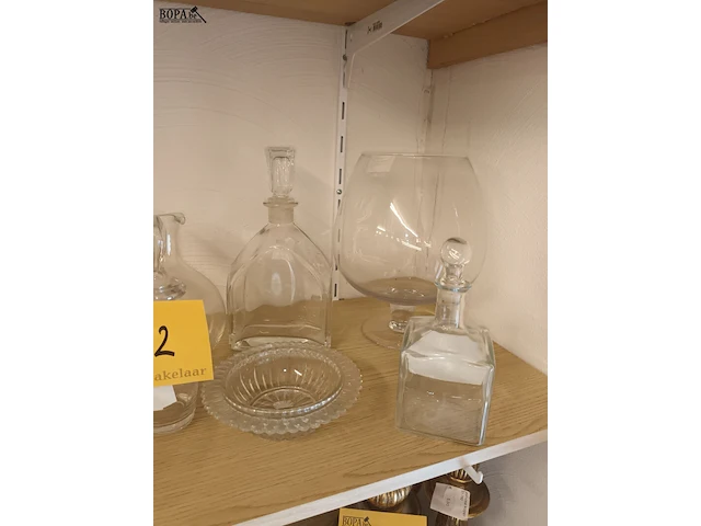 Lot 362 - glaswerk. 10 stuks - afbeelding 3 van  4