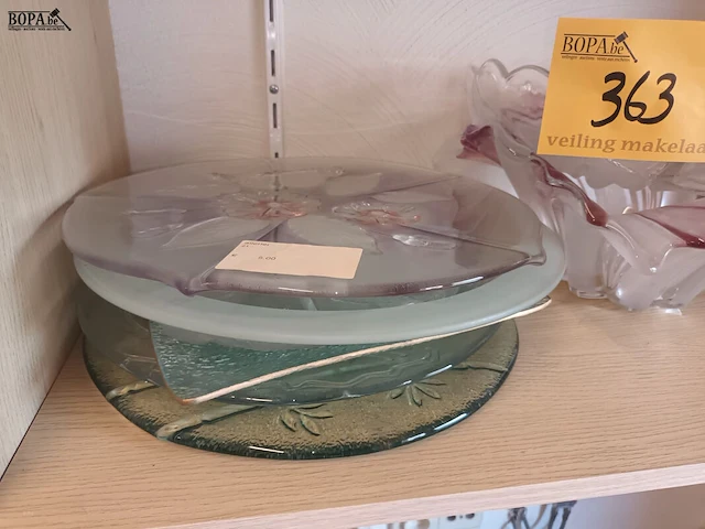 Lot 363 - glaswerk. 7 stuks - afbeelding 2 van  3